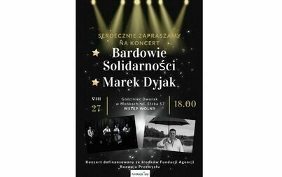 Zdjęcie do Koncert 27.08.2023 r. - Bardowie Solidarności - Marek Dyjak