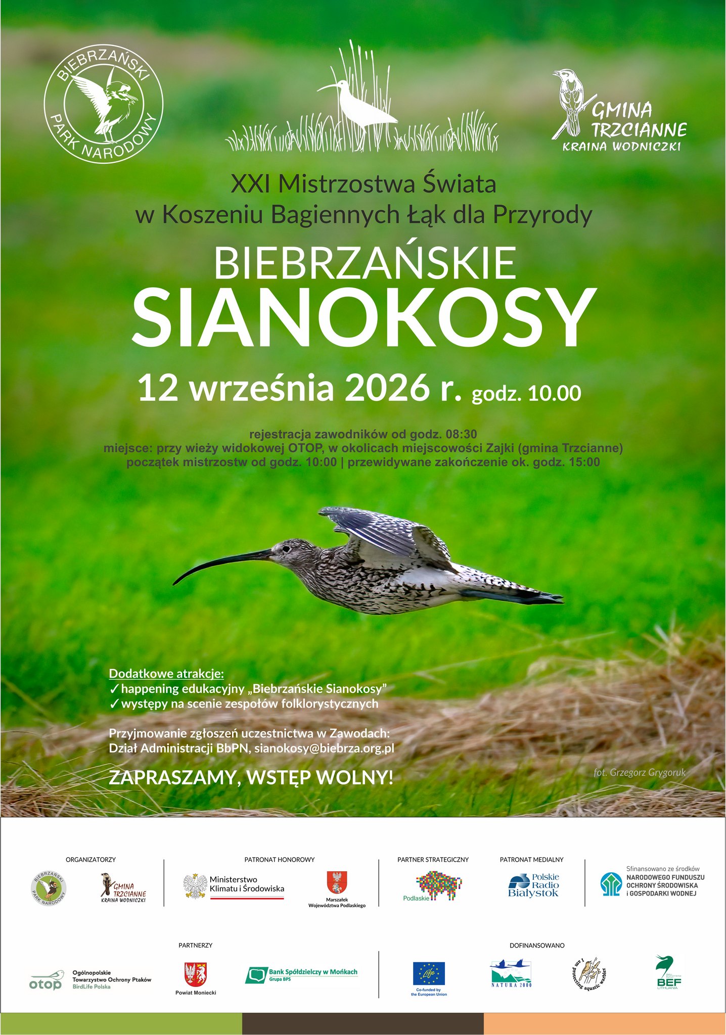 plakat biebrzańskie sianokosy