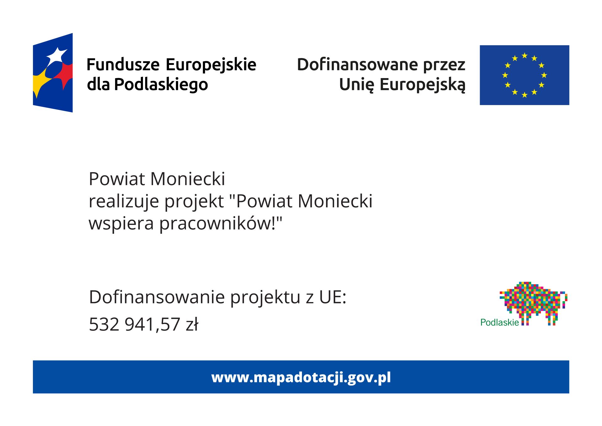 Grafika przedstawiająca plakat z informacjami o projekcie