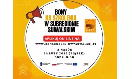 Zdjęcie do Bony na szkolenie w subregionie suwalskim