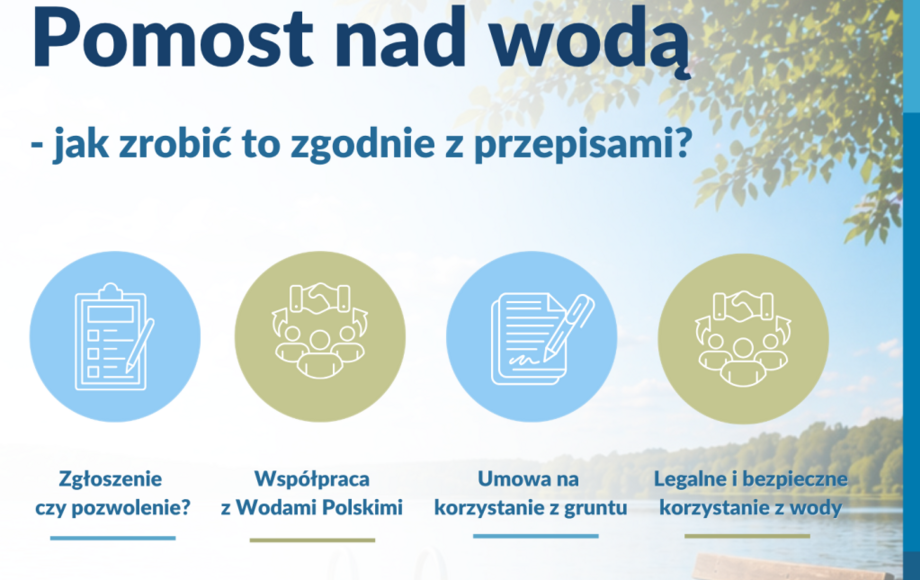 Planujesz budowę pomostu? Sprawdź, jakie formalności są wymagane